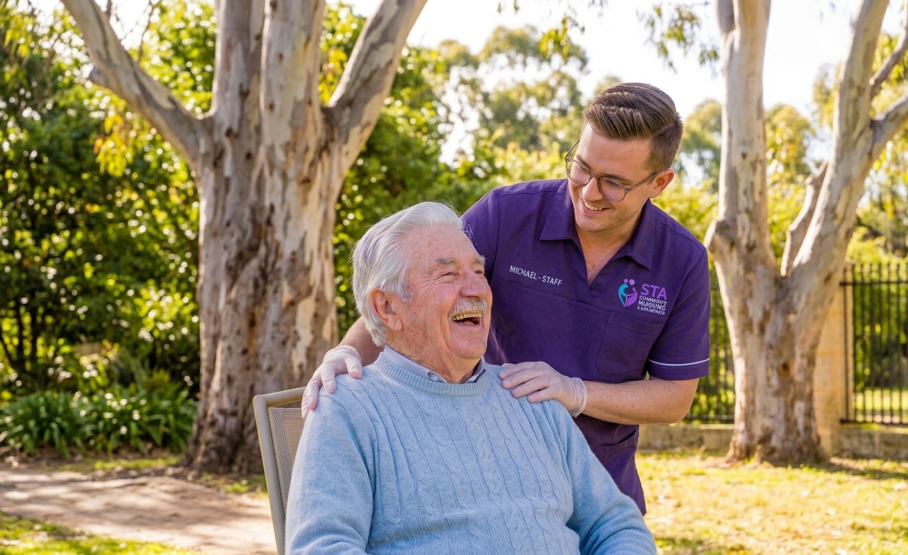 Home Care support from STA Community Nursing and NDIS Services